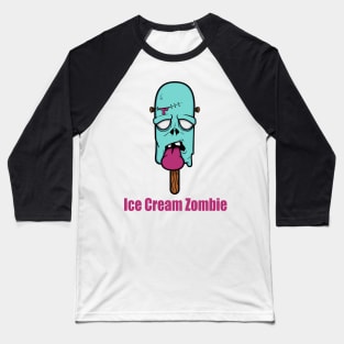 ice cream Zombie Baseball T-Shirt